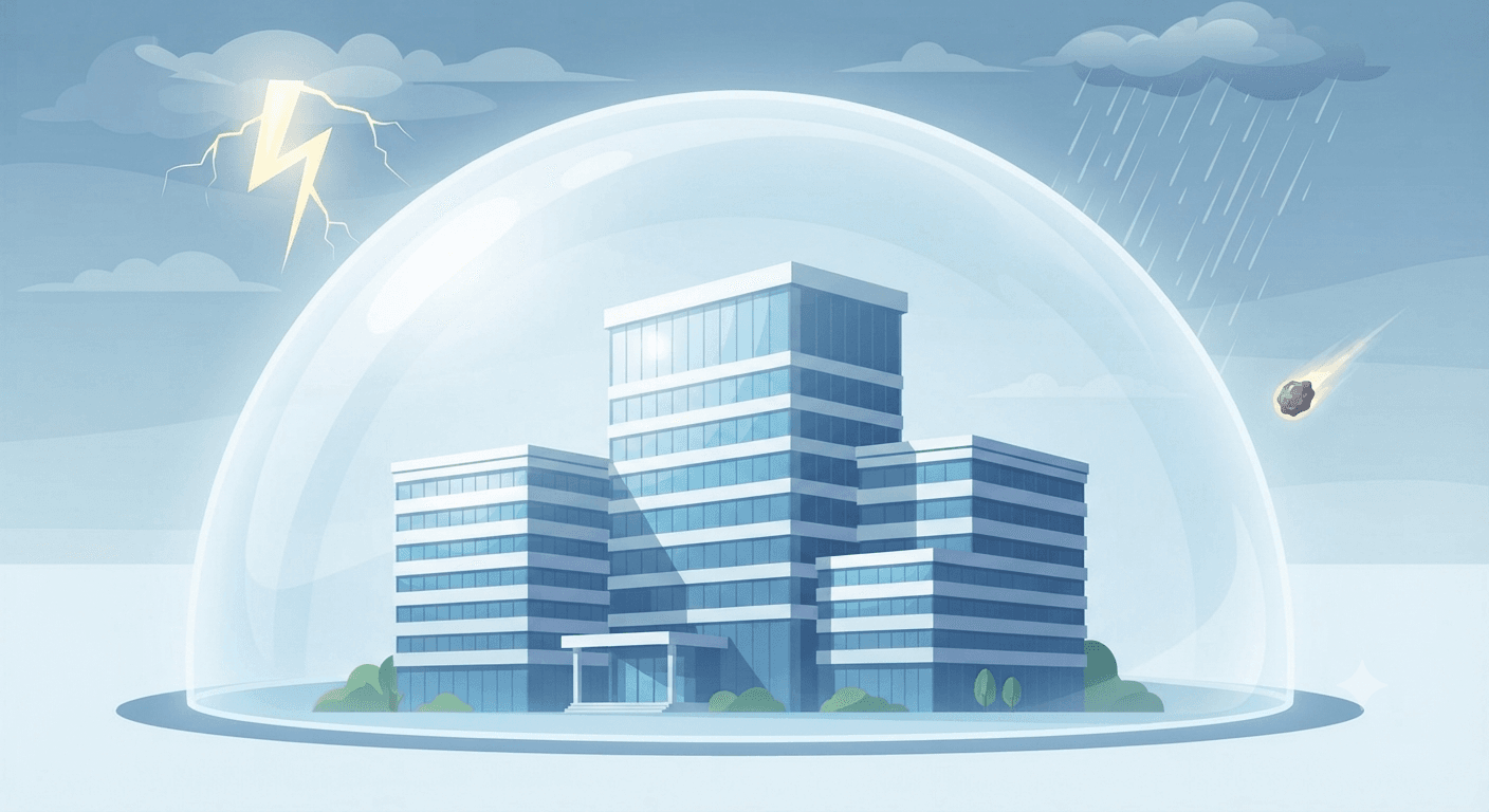 Illustration of protected assets under coverage